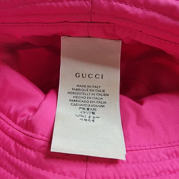 Gucci Pink Bucket Hat